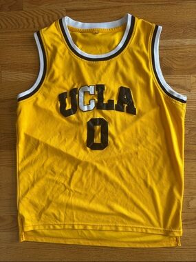 UCLA Yellow Westbrook 0 Jersey with Black & White Trim